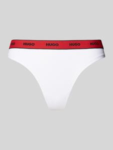 HUGO String met labeldetail, model 'Carousel'