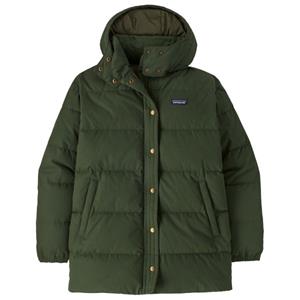 Patagonia  Women's Cotton Down Parka - Lange jas, olijfgroen