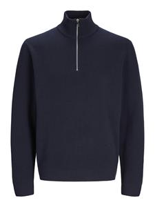 Jack & Jones Jprblamilano stitch knit half zip s navy