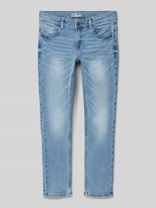 S.Oliver RED LABEL Skinny fit jeans met knoop- en ritssluiting