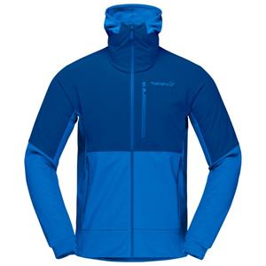 Norrøna  Lofoten Hiloflex200 Hood - Softshelljack, blauw