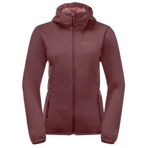 Jack Wolfskin  Women's Windhain Hoody - Softshelljack, purper/rood