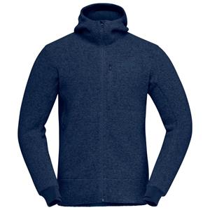 Norrøna  Femund Warmwool3 Hood - Fleecevest, blauw