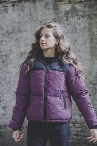 Looxs Revolution Winterjas gewatteerd purple voor meisjes in de kleur