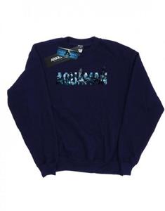 DC Comics jongens Aquaman tekstlogo sweatshirt