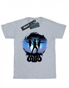 Harry Potter meisjes aanval silhouet katoenen T-shirt