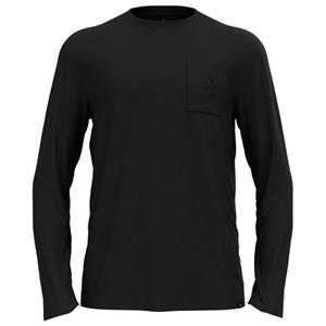 Odlo  Merino 200 Pocket T-Shirt Crew Neck L/S - Merinoshirt, zwart