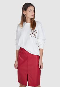 MARC AUREL Sweatshirt mit Frottee Applikation