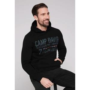 CAMP DAVID Hoodie met frontprint