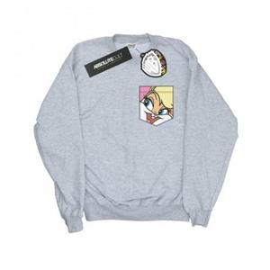 Looney Tunes Lola Bunny Face-sweatshirt met nepzak voor meisjes