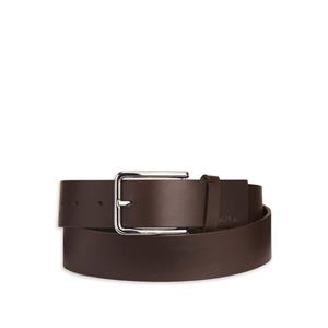 Calvin klein Brede riem in leer 3,5 cm Warmth