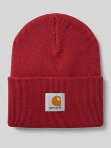 Carhartt Work In Progress Beanie met labelpatch, model 'ACRYLIC WATCH HAT'