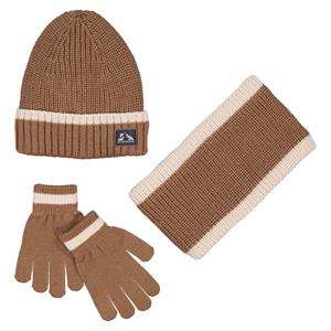 LA REDOUTE COLLECTIONS Ensemble muts, snood en handschoenen, fleecevoering