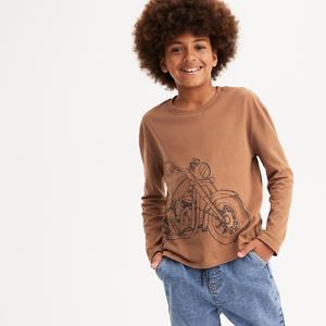 LA REDOUTE COLLECTIONS T-shirt lange mouwen, bedrukt moto