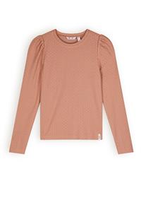 NoNo Meisjes t-shirt fancy jersey - Kivay - Taupe