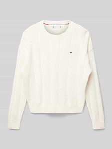 Tommy Hilfiger Teens Gebreide pullover met logostitching