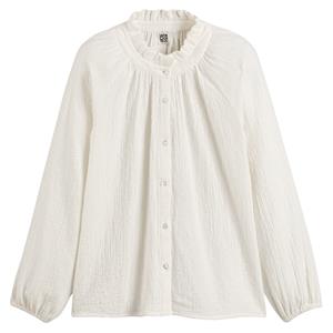 LA REDOUTE COLLECTIONS Losse blouse met opstaande kraag en nopjes