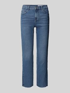 Vero Moda Regular fit high waist jeans met open zoom, model 'SHEILA'