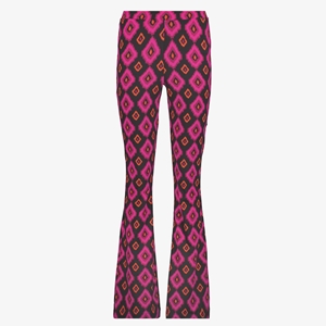 TwoDay dames flared broek met grafische print