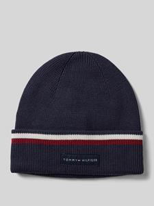 Tommy Hilfiger Gebreide muts met labelpatch, model 'LOVE SOLID'