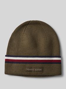 Tommy Hilfiger Gebreide muts met labelpatch, model 'LOVE SOLID'