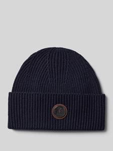 JOOP! Collection Beanie met labelbadge, model 'Feranto'