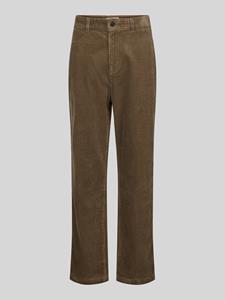 Calvin Klein Jeans Straight leg corduroy broek met achterzakken, model 'CORDUROY'