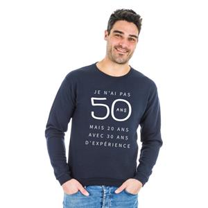 We are family Heren sweatshirt - IK BEN GEEN 50 MAAR 20 JAAR OUD MET 30 JAAR ERVARING WAF