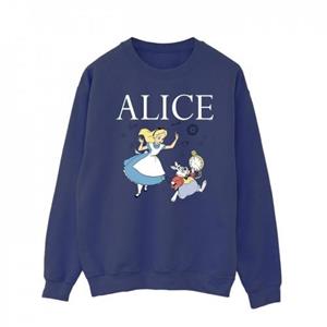 Disney Heren Alice In Wonderland Volg het konijn Sweatshirt