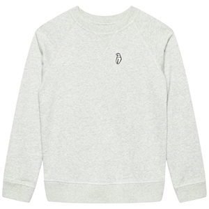 Crab Grab Kids Mini Claw Crewneck Sweater Heather Grey