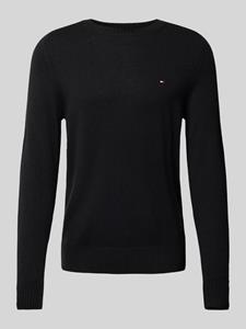 Tommy Hilfiger Wollen pullover met logostitching