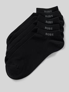 Boss Sneakersokken met labeldetail in een set van 5 paar