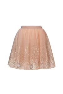 Le Chic Meisjes rok pailletten - Teddy - Roze quartz