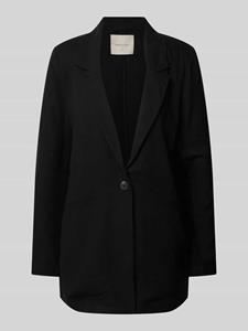 FREE/QUENT Blazer van een mix van viscose en linnen, model 'Luigi'