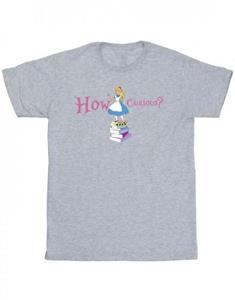 Disney jongens Alice In Wonderland hoe nieuwsgierig T-shirt