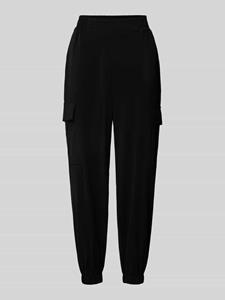 Betty Barclay Tapered fit cargobroek met elastische band