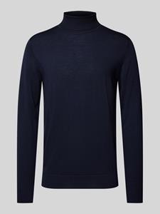 Profuomo Gebreide pullover met ribboorden