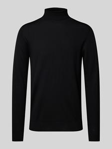 Profuomo Gebreide pullover met ribboorden