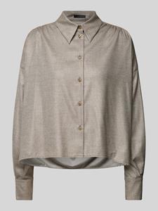 Drykorn Relaxed fit blouse met platte kraag, model 'FLANNA'