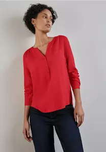 Street One Basic blouse in effen kleur