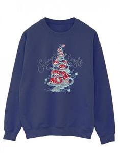 Disney Heren The Nightmare Before Christmas Eng en helder katoenen sweatshirt