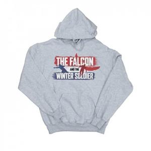 Marvel Heren The Falcon en de Winter Soldier Action Logo Hoodie