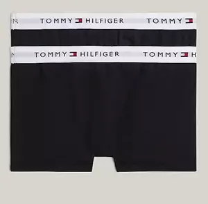 Tommy Hilfiger 2-Pack jongens Boxershorts - Zwart