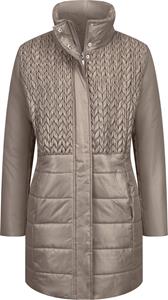 Your Look... for less! Dames lange jas taupe Maat