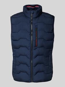 Tom Tailor Regular fit bodywarmer met borstzak met rits