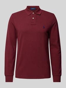 Polo Ralph Lauren Custom slim fit poloshirt met labelstitching