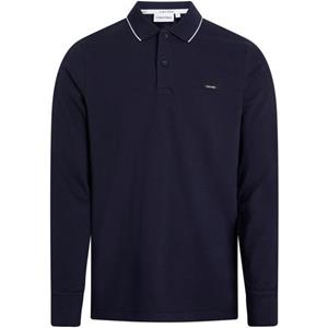 Calvin Klein Poloshirt met lange mouwen BT_STRETCH PIQUE TIPPING LS POLO