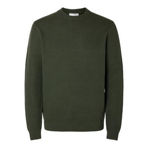 SELECTED HOMME Trui met ronde hals SLHDANE LS KNIT STRUCTURE CREW NECK NOOS