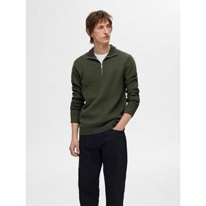 SELECTED HOMME Schipperstrui SLHDANE LS KNIT STRUCTURE HALF ZIP NOOS