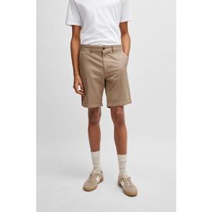 Boss Orange Chino slim-Shorts met contrastdetails